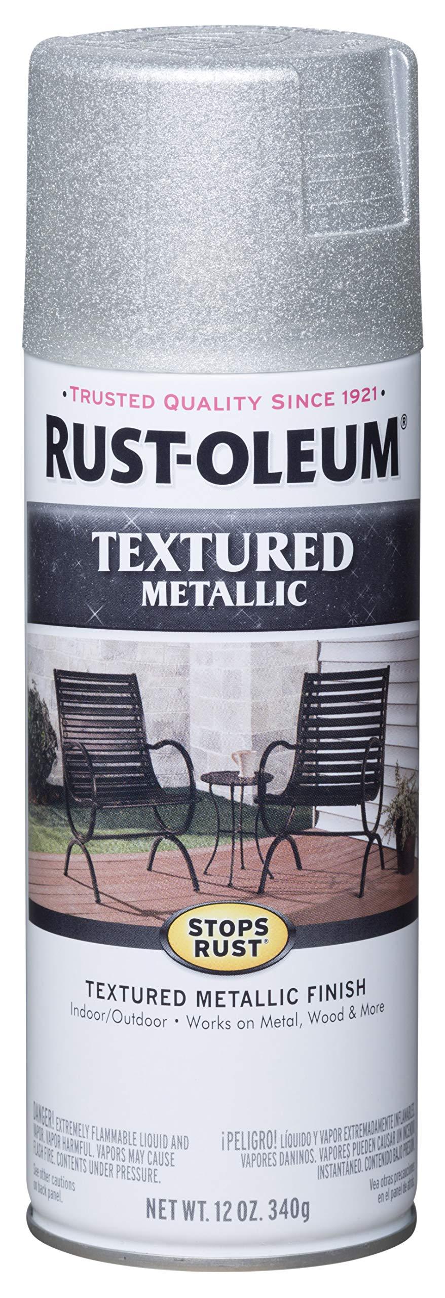 RustOleum 251053 Metallic Textured Spray Paint, 12 oz RustOleum 251053 Metallic Textured Spray Paint, 12 oz