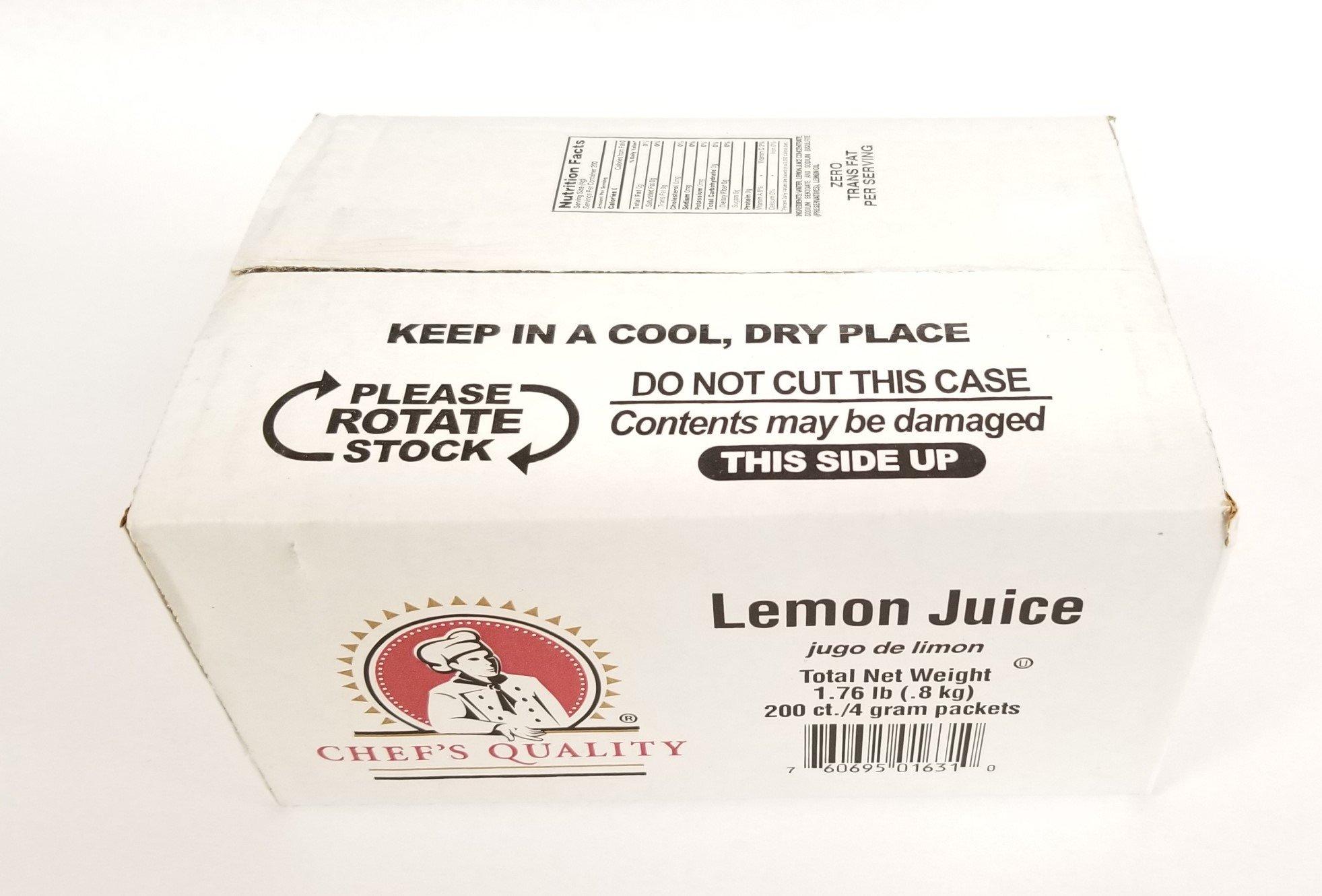 Lemon Juice Packets (200 count!) Always Fresh! 760695016310 eBay