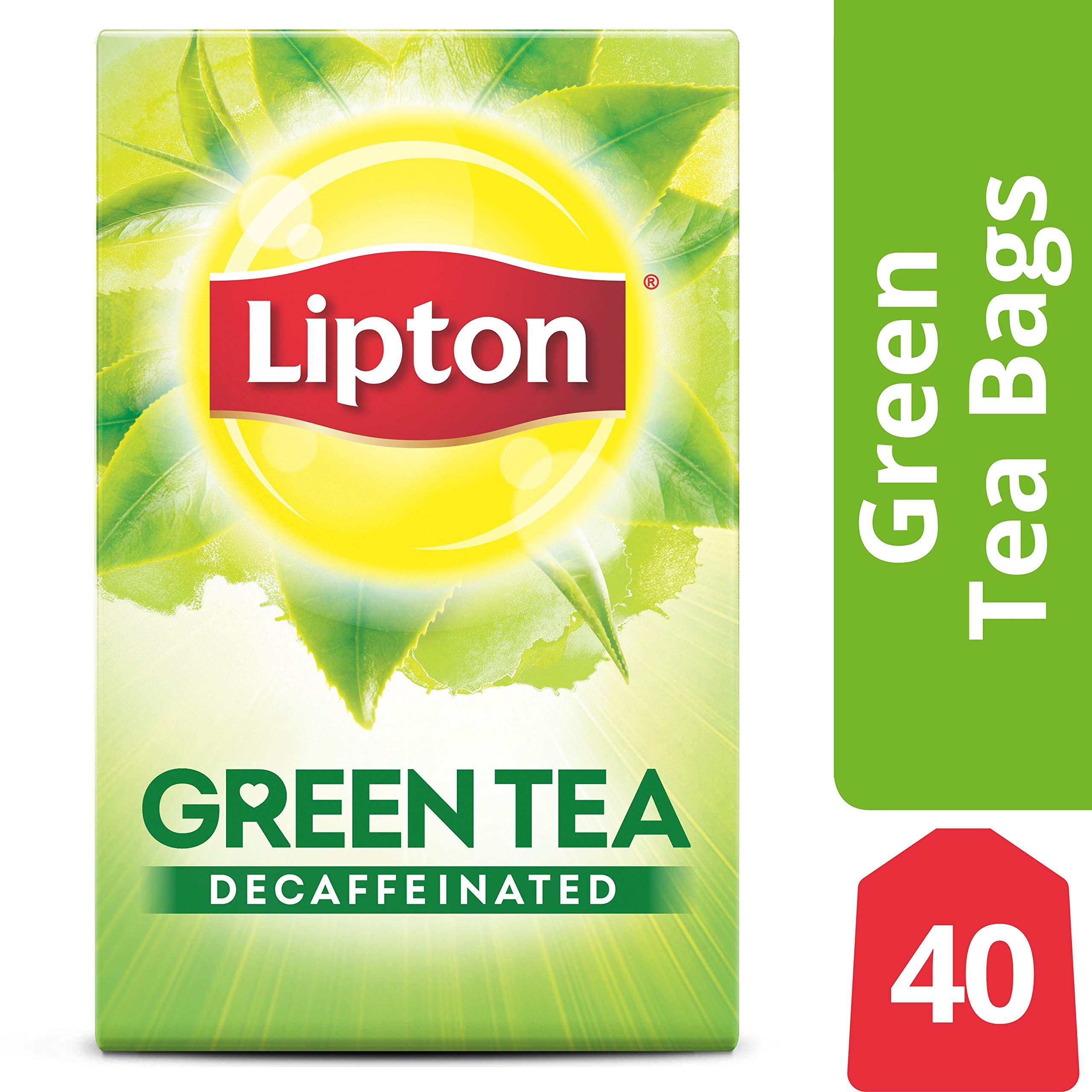 Lipton Green Tea Bags, Decaffeinated, 40 ct (pack of 6) 41000008436 eBay