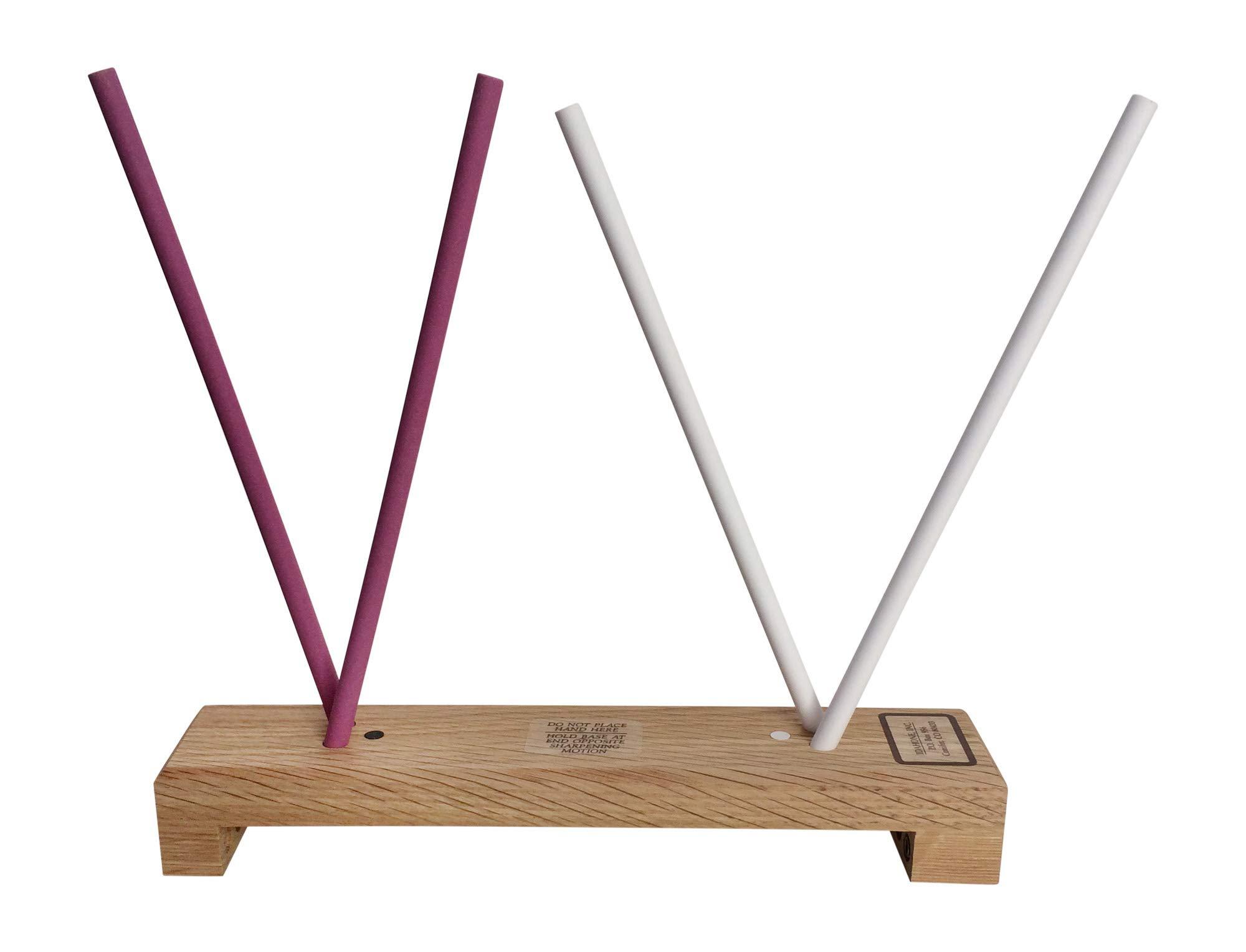 Idahone VType Ceramic Knife Sharpener with Four Rods, Model CS4 722512380974 eBay