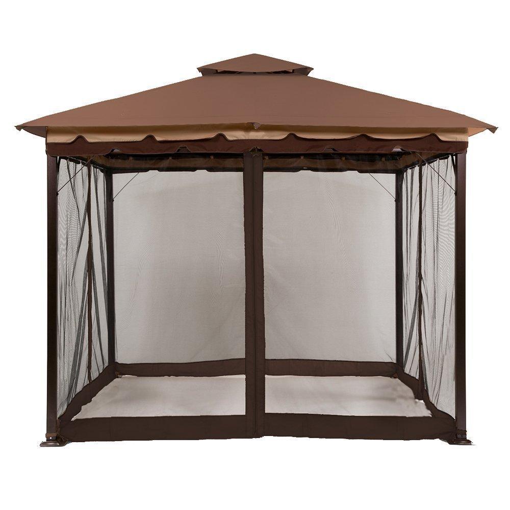 thumbnail image 2 of Akeacubo Patio Mosquito Netting For Gazebo 10'x12 2 of 10