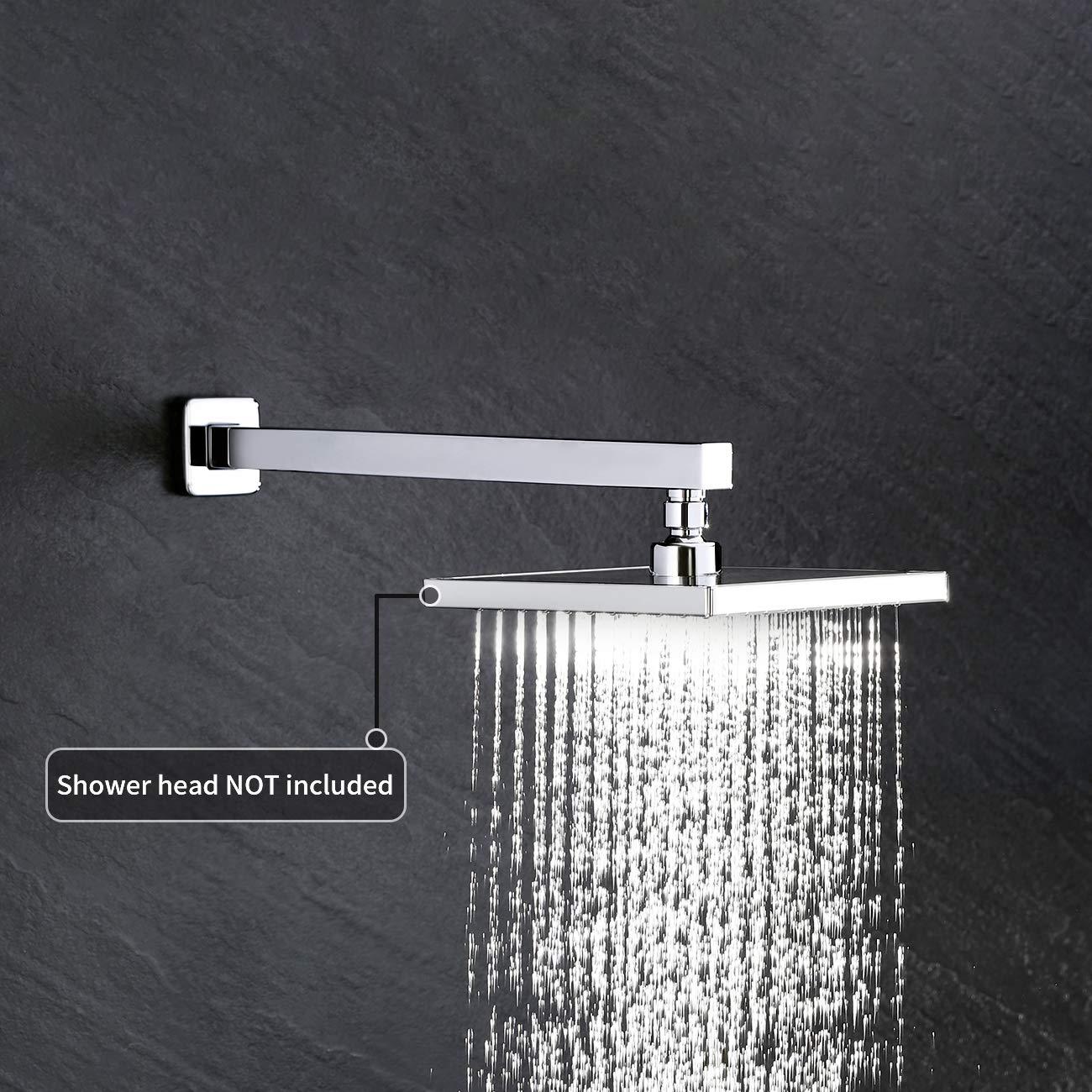KES 16Inch Shower Head Extension Extender Rainfall Shower Arm with