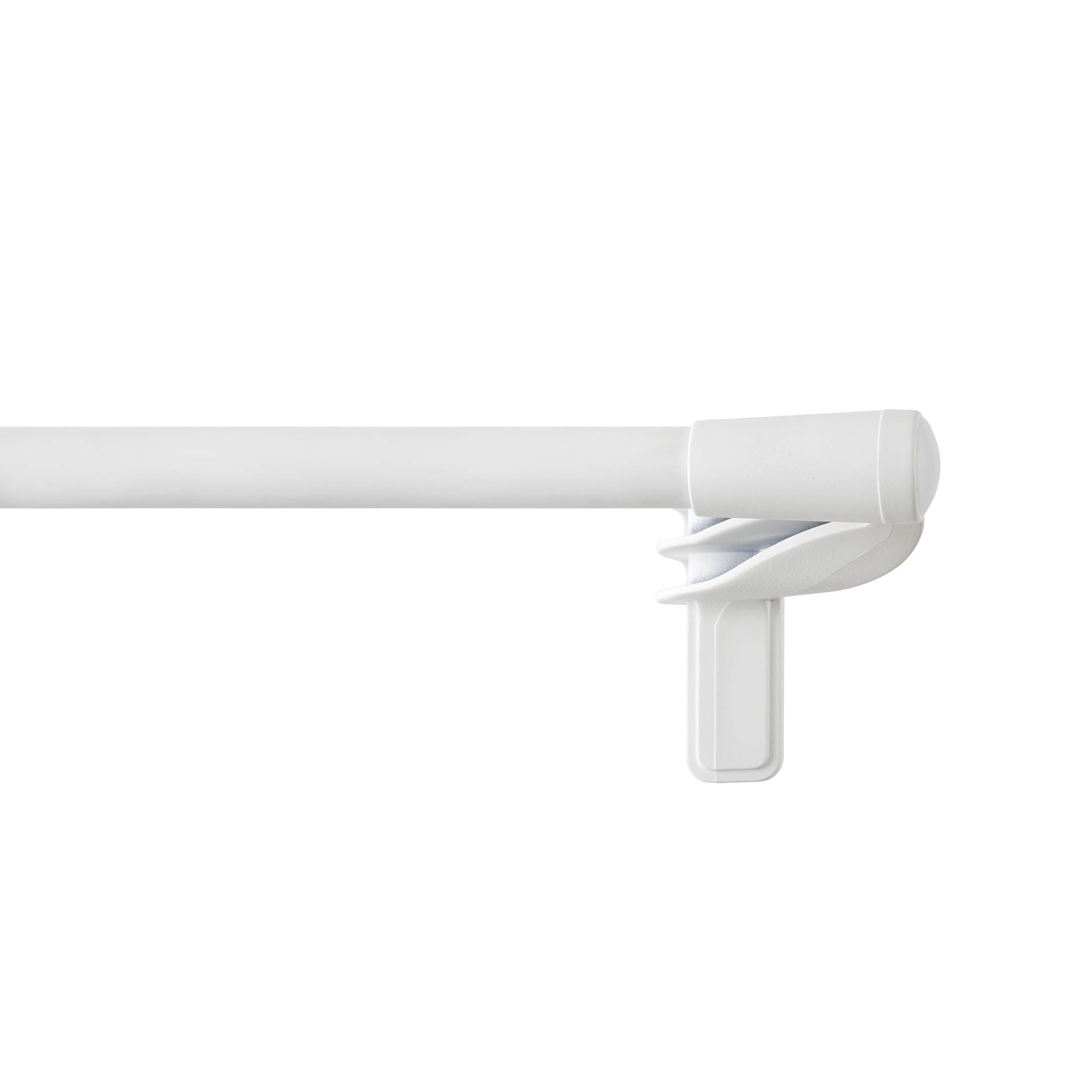 Eclipse 5/8" No Tools Room Darkening Wrap Around Tension Curtain Rod