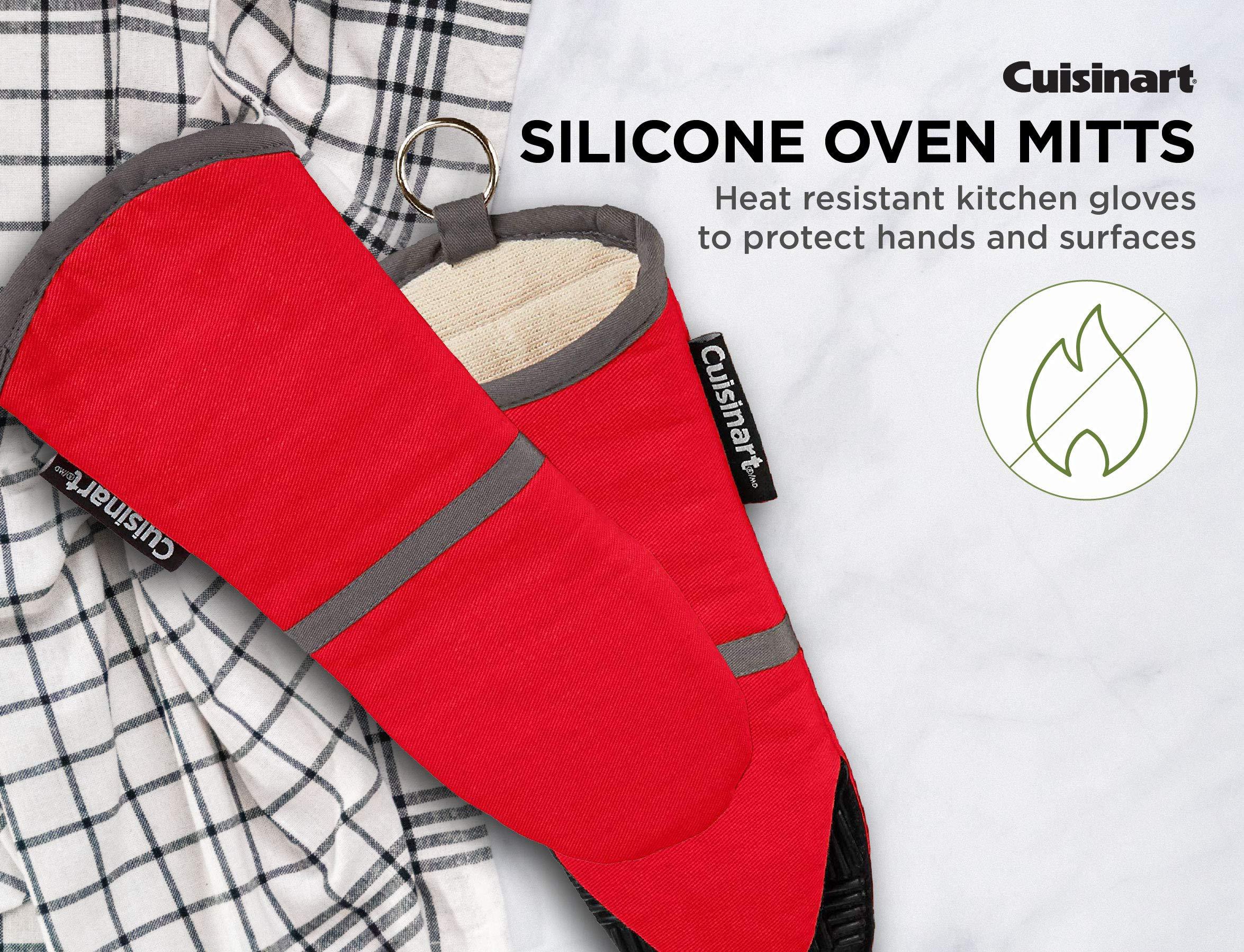 Cuisinart Silicone Oven Mitts Heat Resistant up to 500 degrees F