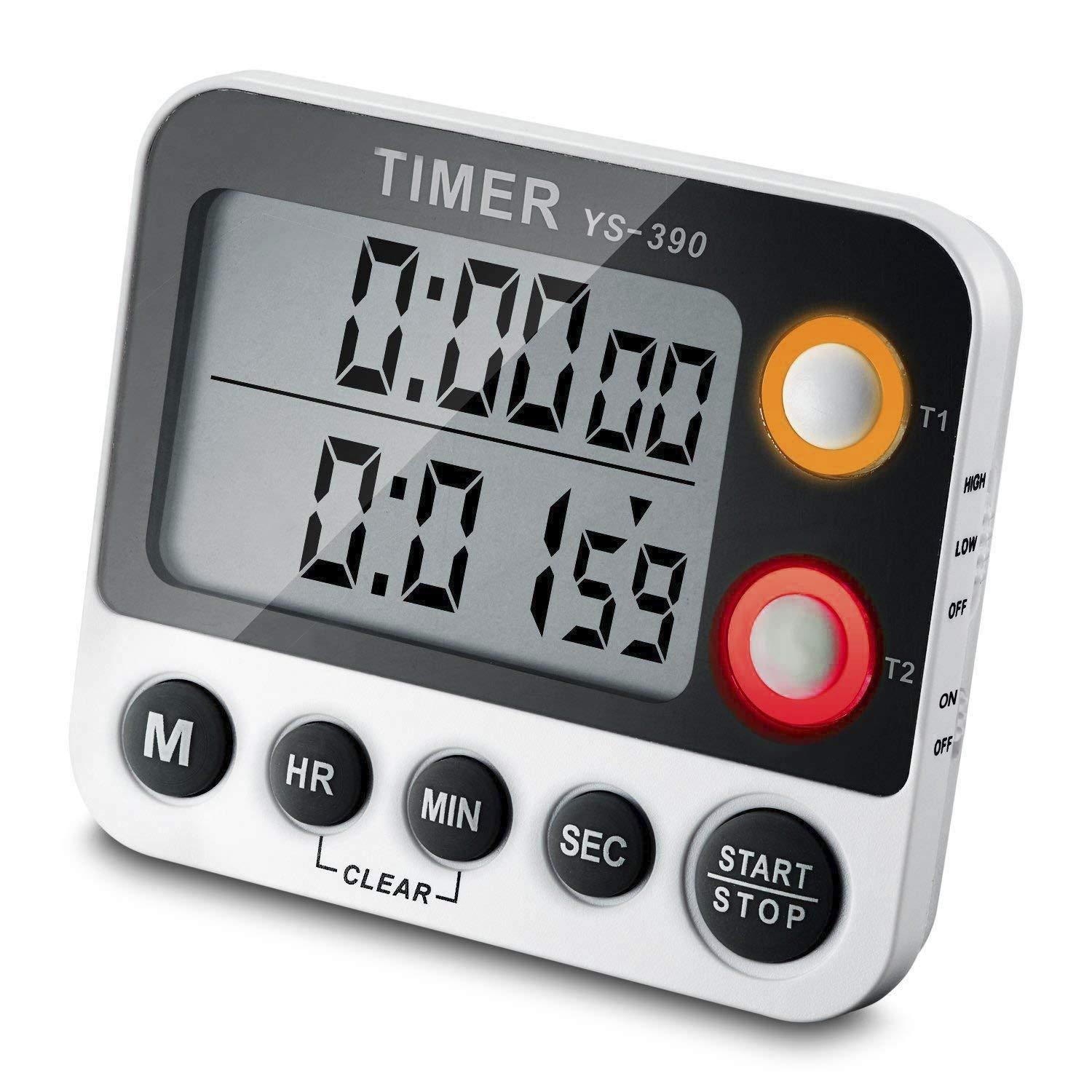 Digital Timer EMDMAK 100 Hour Dual Count Up/down Timer with
