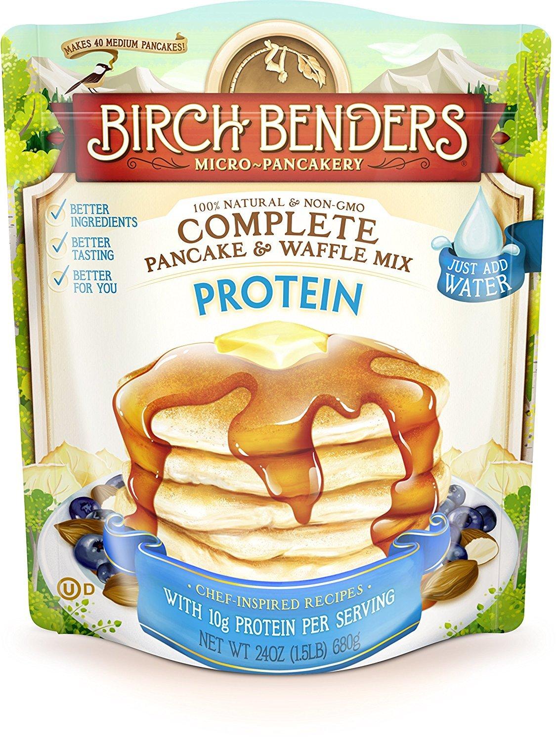 Birch Benders Pancake Waffle Mix Protein, 24 Oz 856017003523 eBay