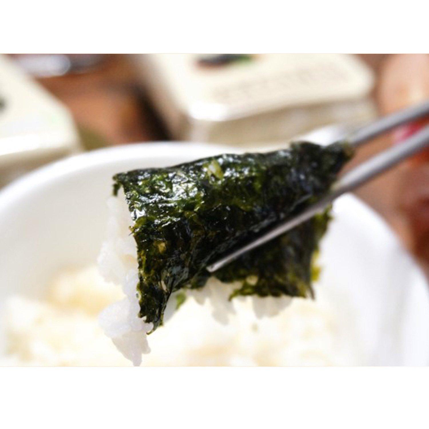 Roasted Seaweed Snack Strips, Lightly Salted and Seasoned [100 All