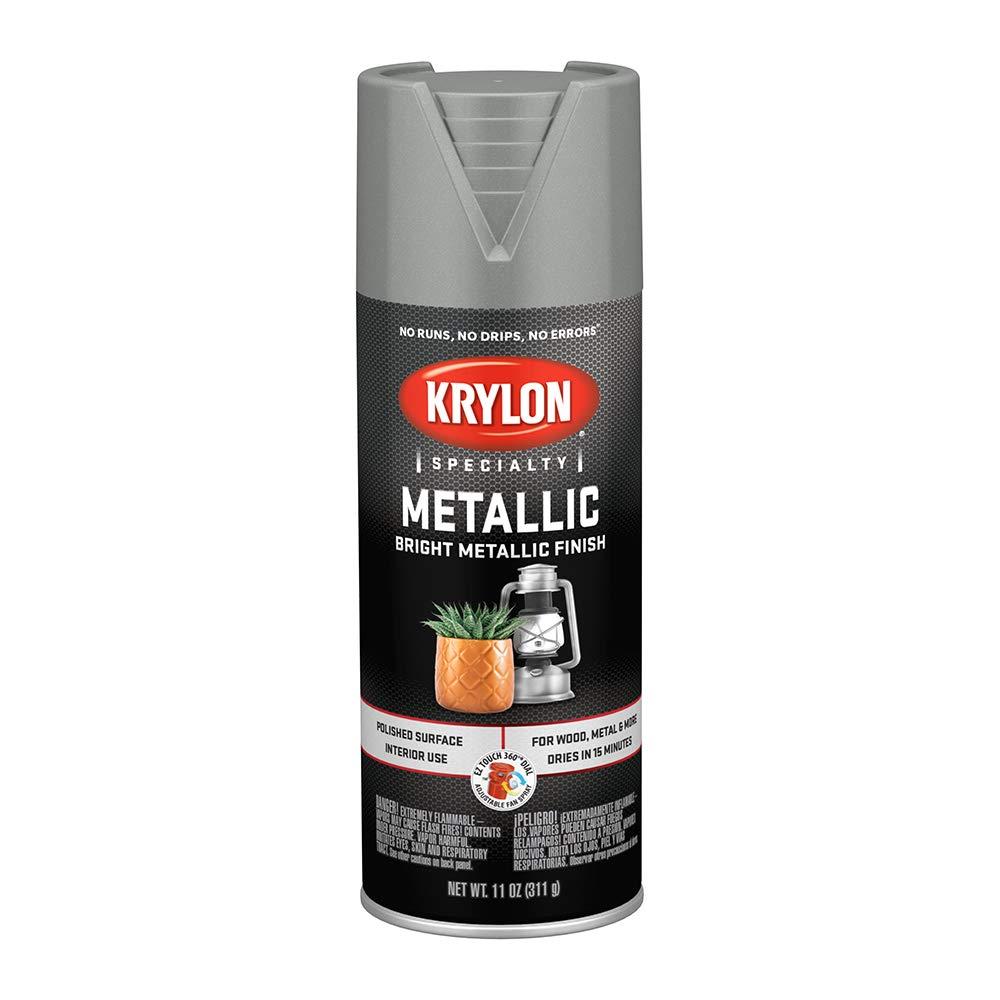Krylon K1404 Metallic Spray Paint, Chrome Aluminum 724504071976 eBay