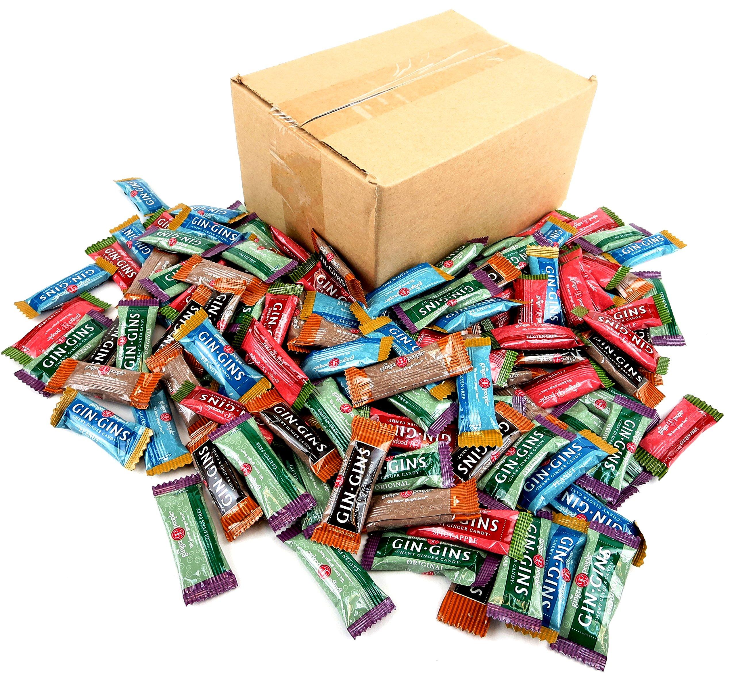 The Ginger People Gin Gins Chewy Ginger Candy 4Flavor Variety One 2