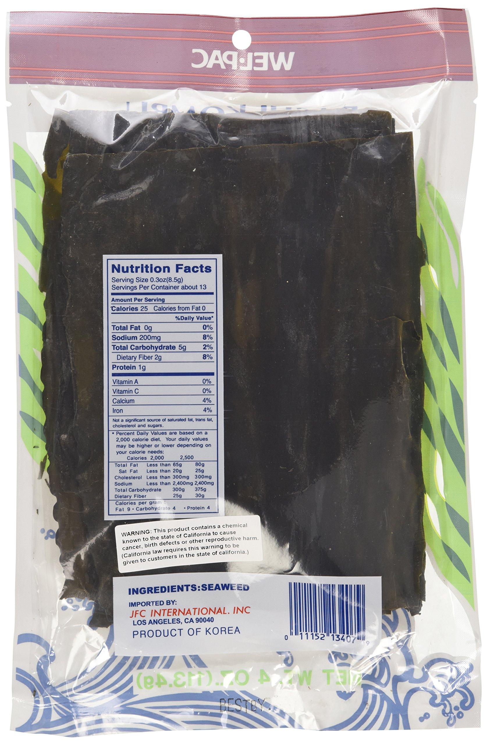 Welpac Dashi Kombu Dried Seaweed (Pack of 4) 11152134079 eBay