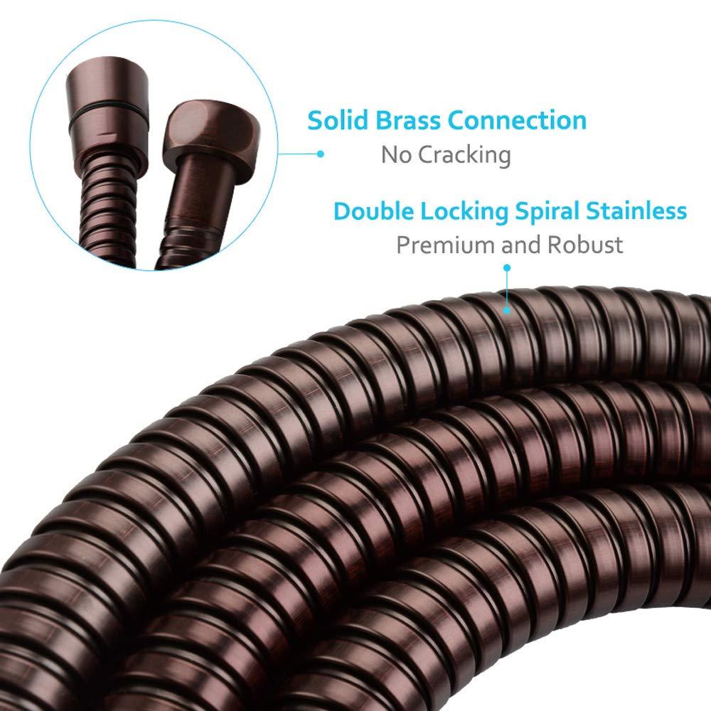 New Oil Rubbed Bronze Long Shower Hose Stainless Steel Handheld
