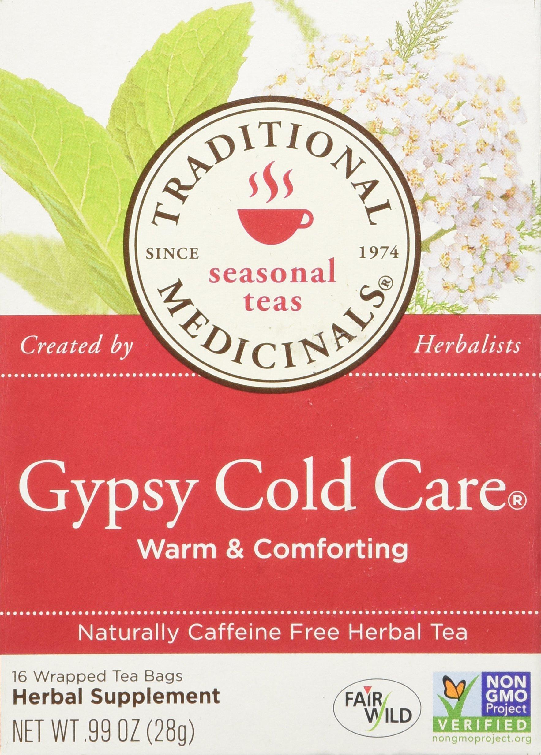 Traditional Medicinals Gypsy Cold Care Herbal Tea 16 Tea Bags eBay