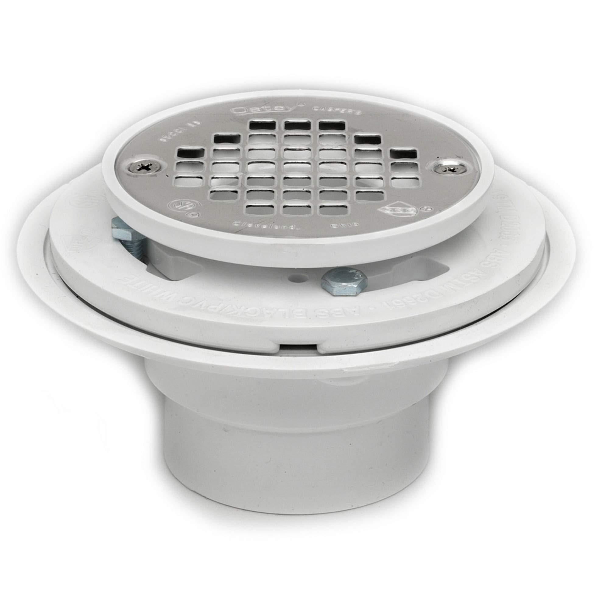 Oatey 42213 Shower Drain, 2Inch or 3Inch, White eBay