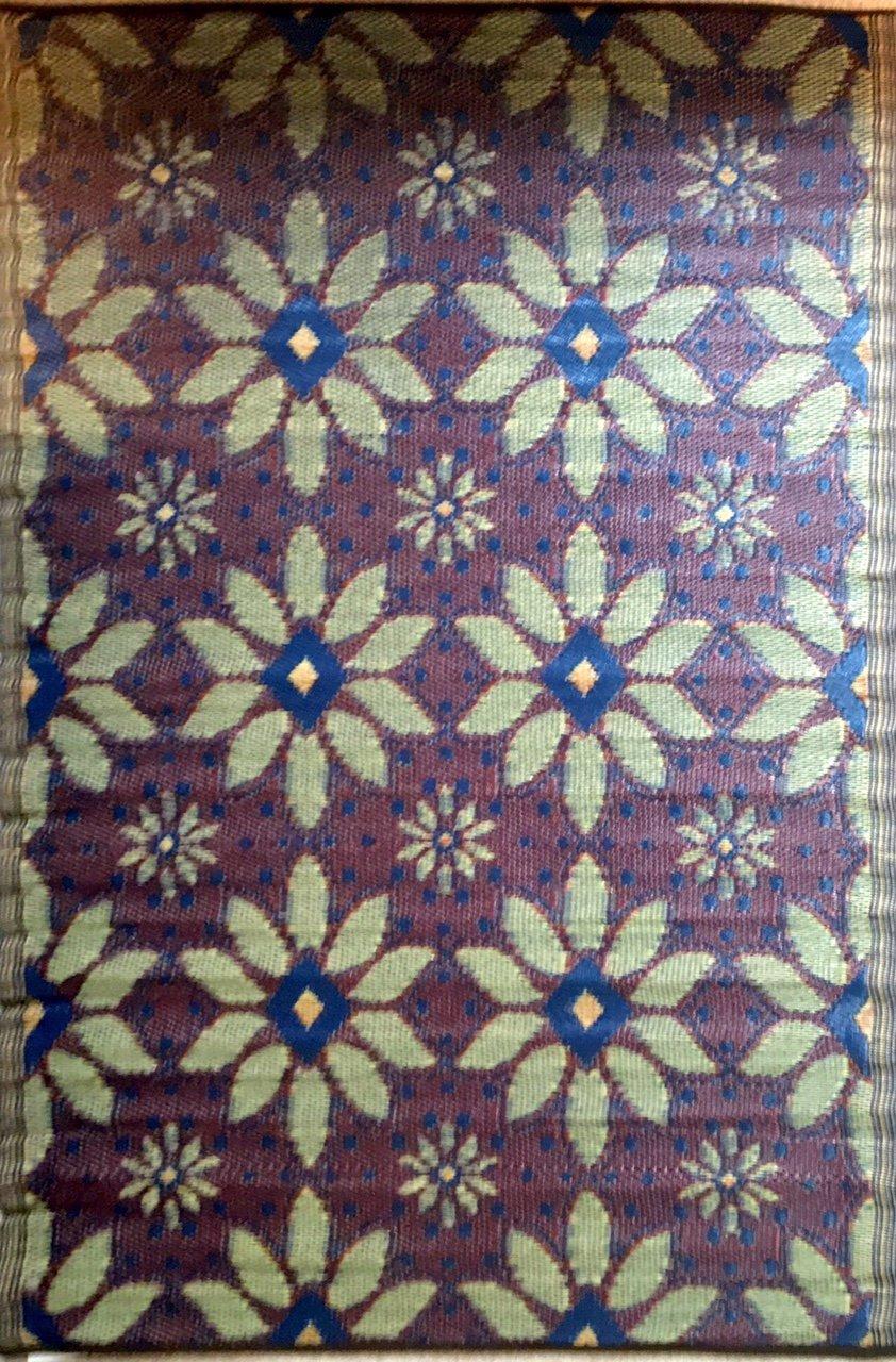 BalajeesUSA 5'x7' Reversible Indoor Outdoor Plastic Straw Rug Rv Patio