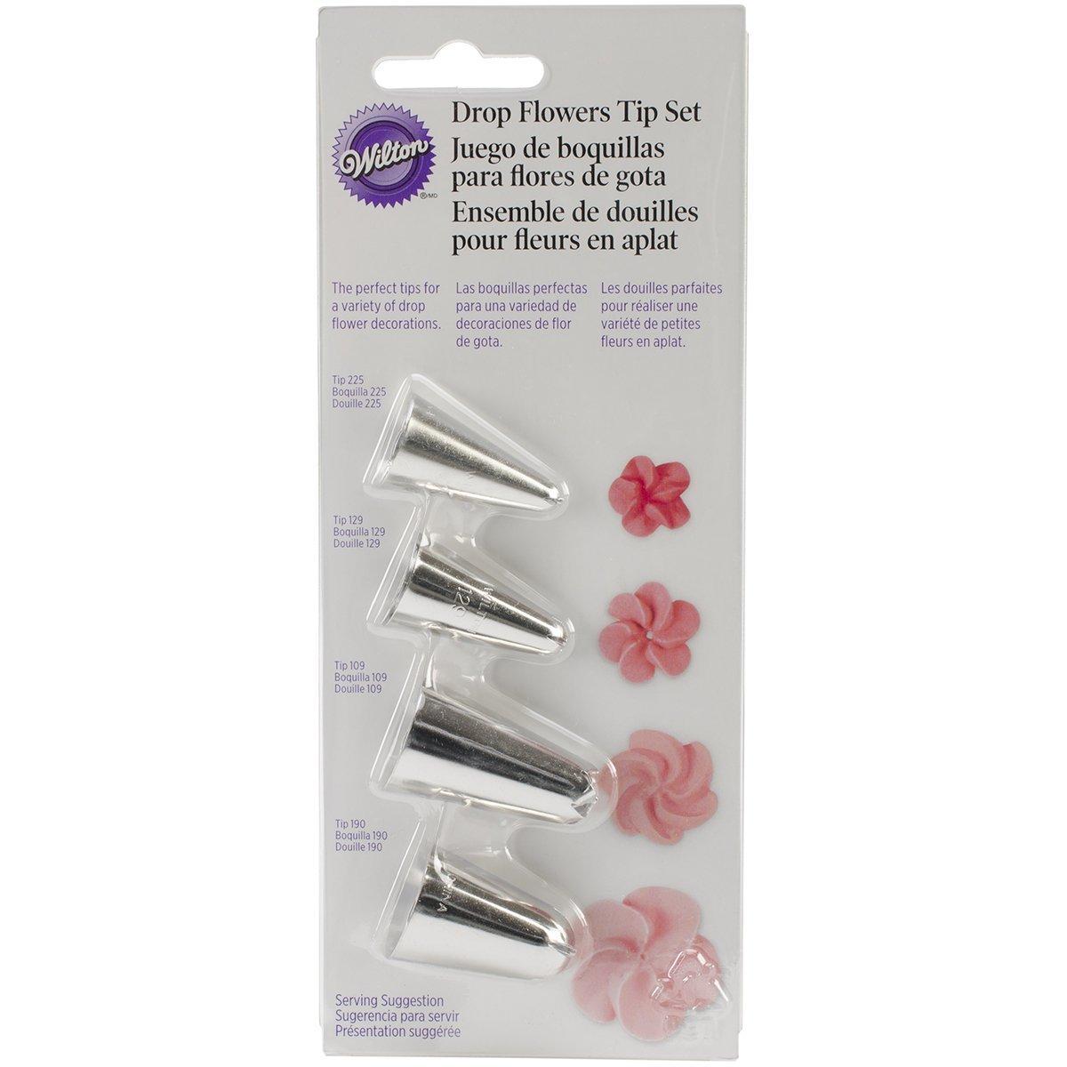 Drop Flower Decorating Piping Tip Set, 4 piece set eBay