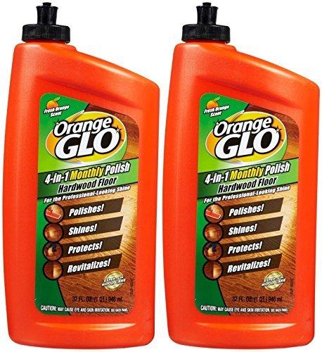 Orange Glo 4 In 1 Monthly Hardwood Floor Polish Orange 32 Oz